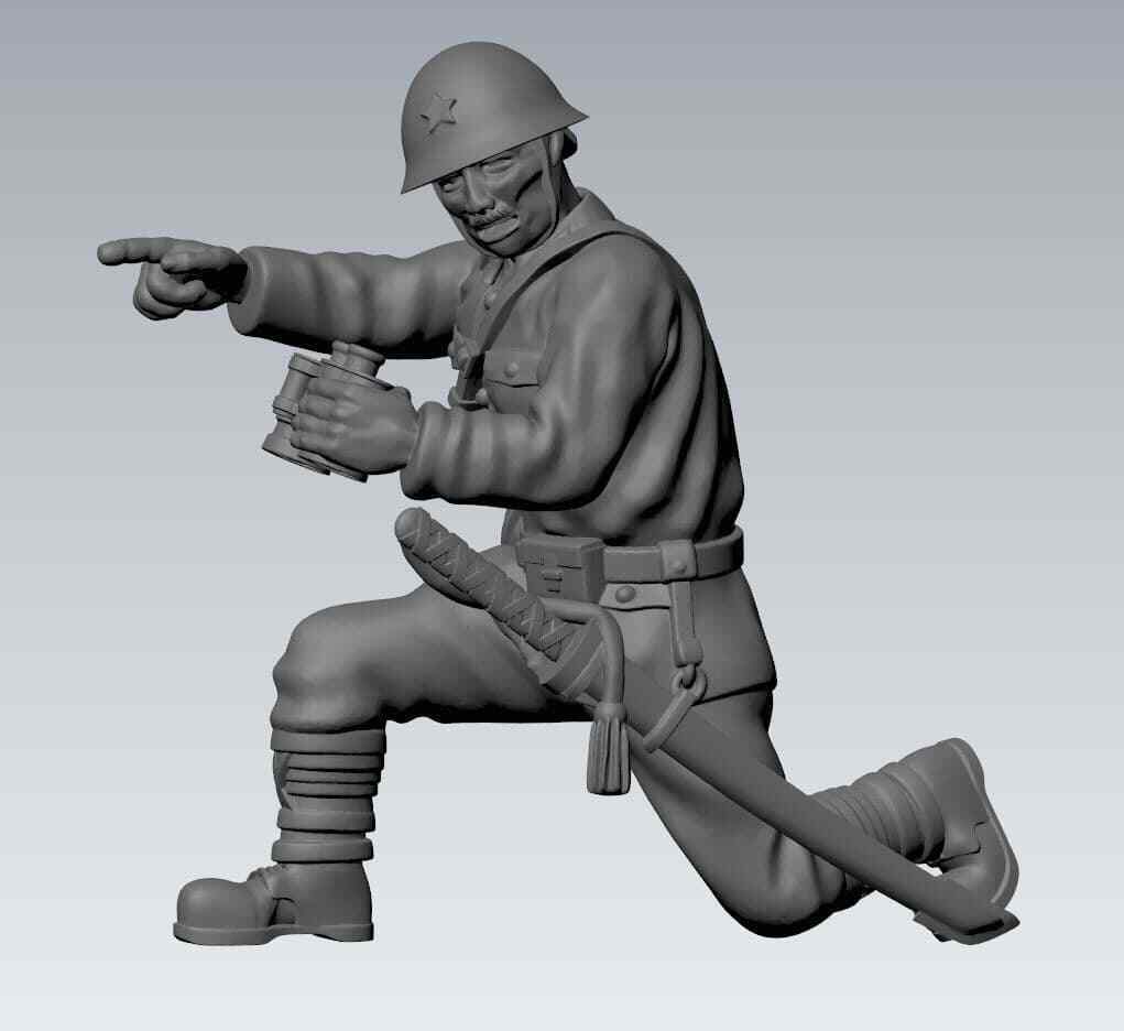 Bolt Action Battlegroup 28 mm Japanese Forward Observer Team