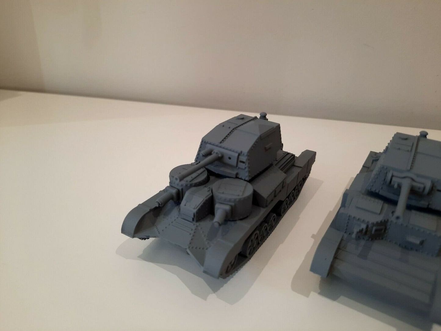 WWII British Cruiser 4 Tanks Mk I to Mk IV Set (4 Tanks) Various Scales Historical Wargaming