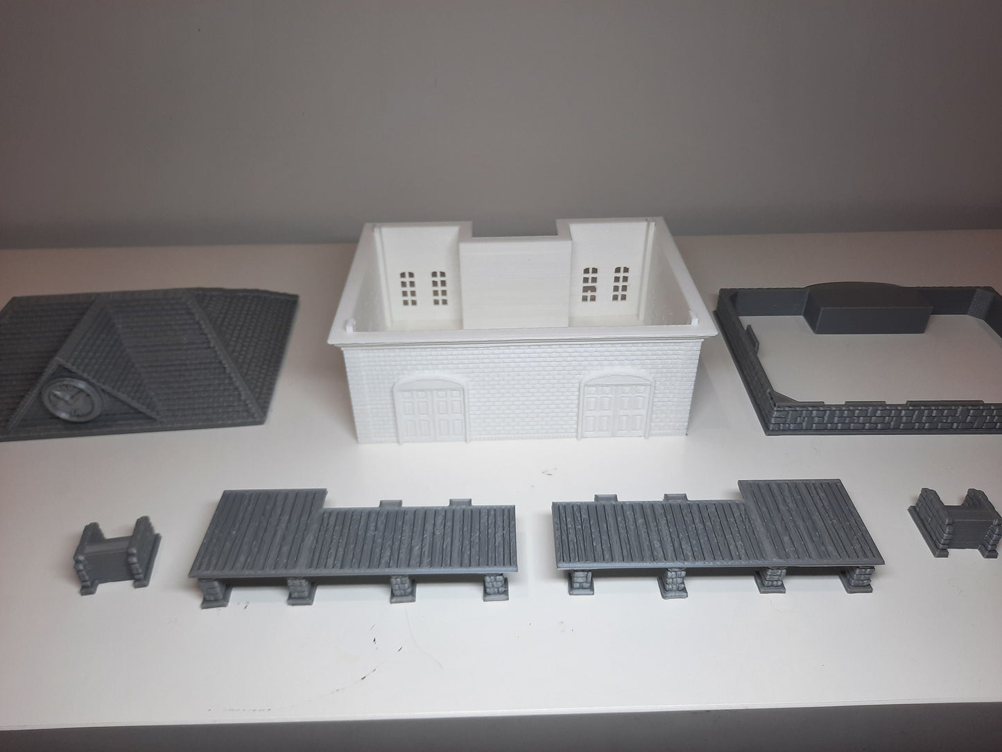 Wargaming Terrain Passenger Train Station Various Scales Historical Wargaming