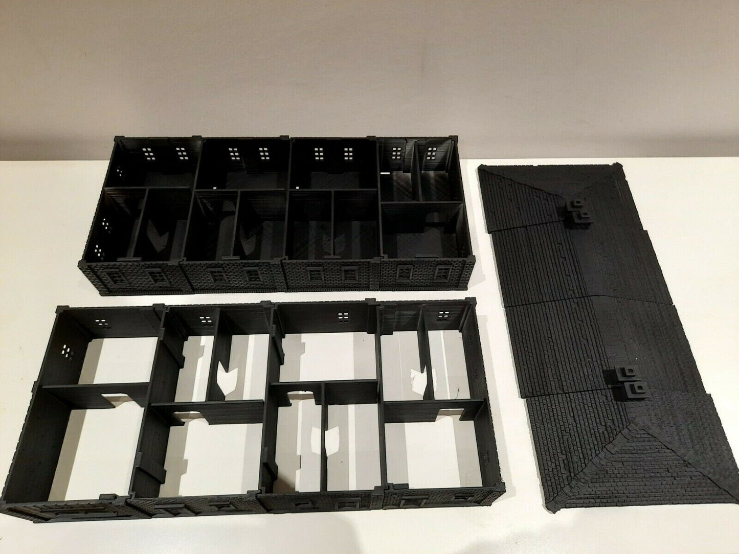 Wargaming Terrain Interlocking Terrace House (1 section) Various Scales Historical Wargaming
