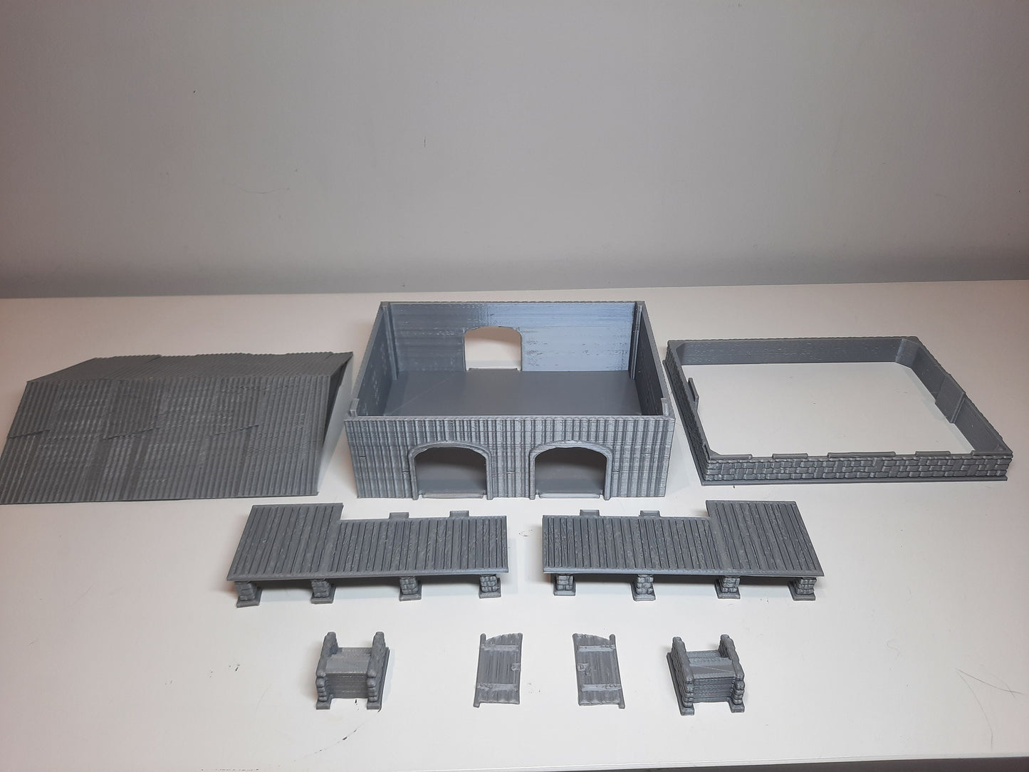 Wargaming Terrain Cargo Train Station Various Scales Historical Wargaming