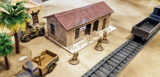 Wargaming Terrain El-Alamein Railway Station Various Scales Historical Wargaming