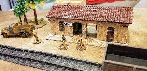 Wargaming Terrain El-Alamein Railway Station Various Scales Historical Wargaming