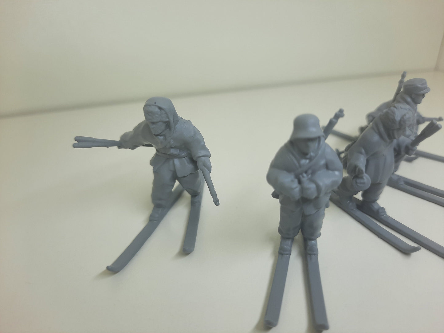 WWII Finnish Skiers Squad (5 models) Various Scales Historical Wargaming (US tariffs are pre-paid by us)
