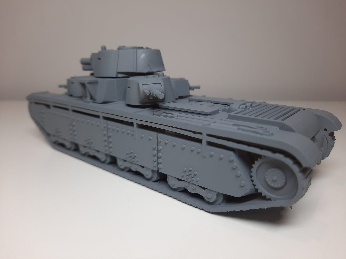 WWII Soviet T35B Tank with Conical Turrets 1939 Various Scales Historical Wargaming