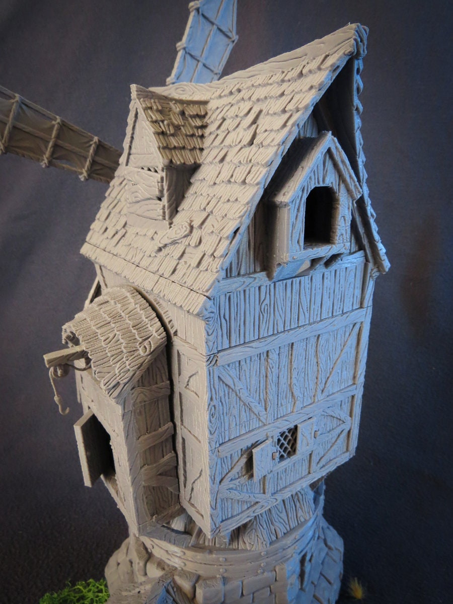 Wargaming Terrain Windmill Various Scales Historical Fantasy Wargaming