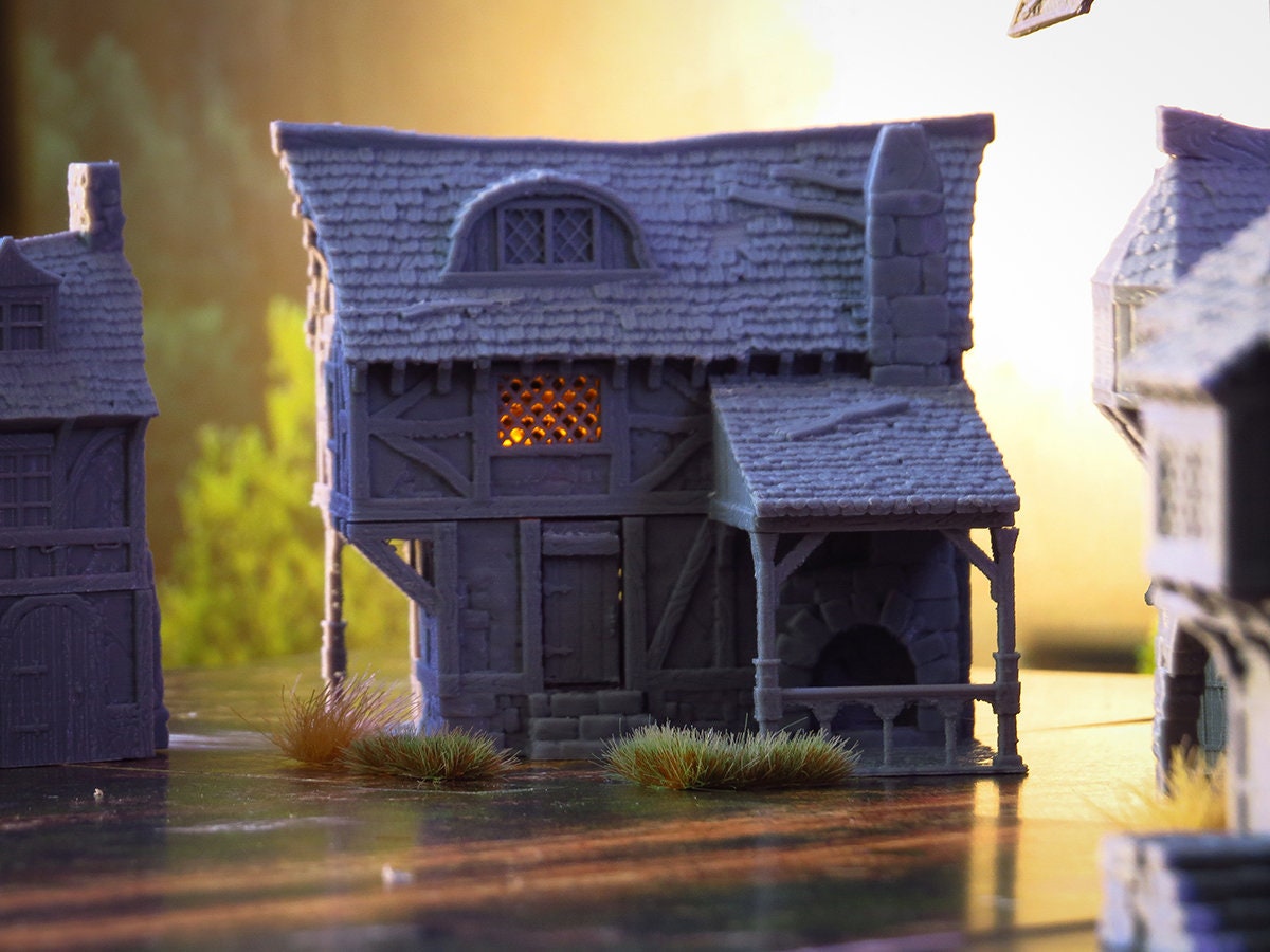 Wargaming Terrain Large Blacksmith Various Scales Historical Fantasy Wargaming