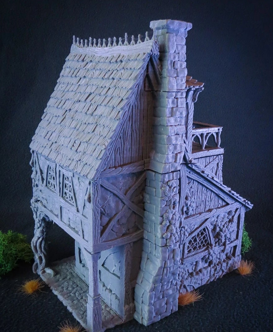 Wargaming Terrain Large House Various Scales Historical Fantasy Wargaming