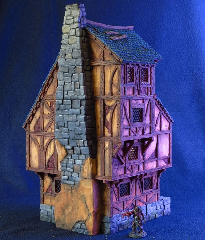Wargaming Terrain Large House Various Scales Historical Fantasy Wargaming