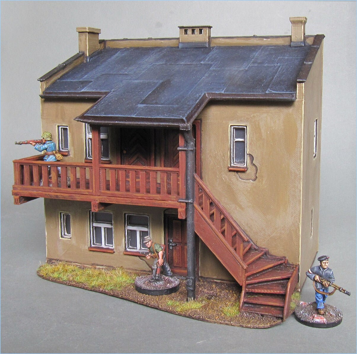 Wargaming Terrain Urban House Various Scales Historical Wargaming