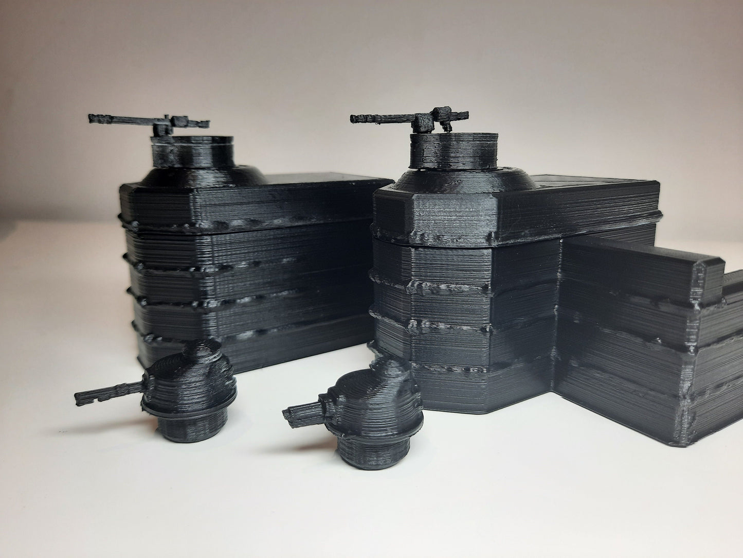 Wargaming Terrain 28mm Chain Of Command 2 Tobruk Bunkers
