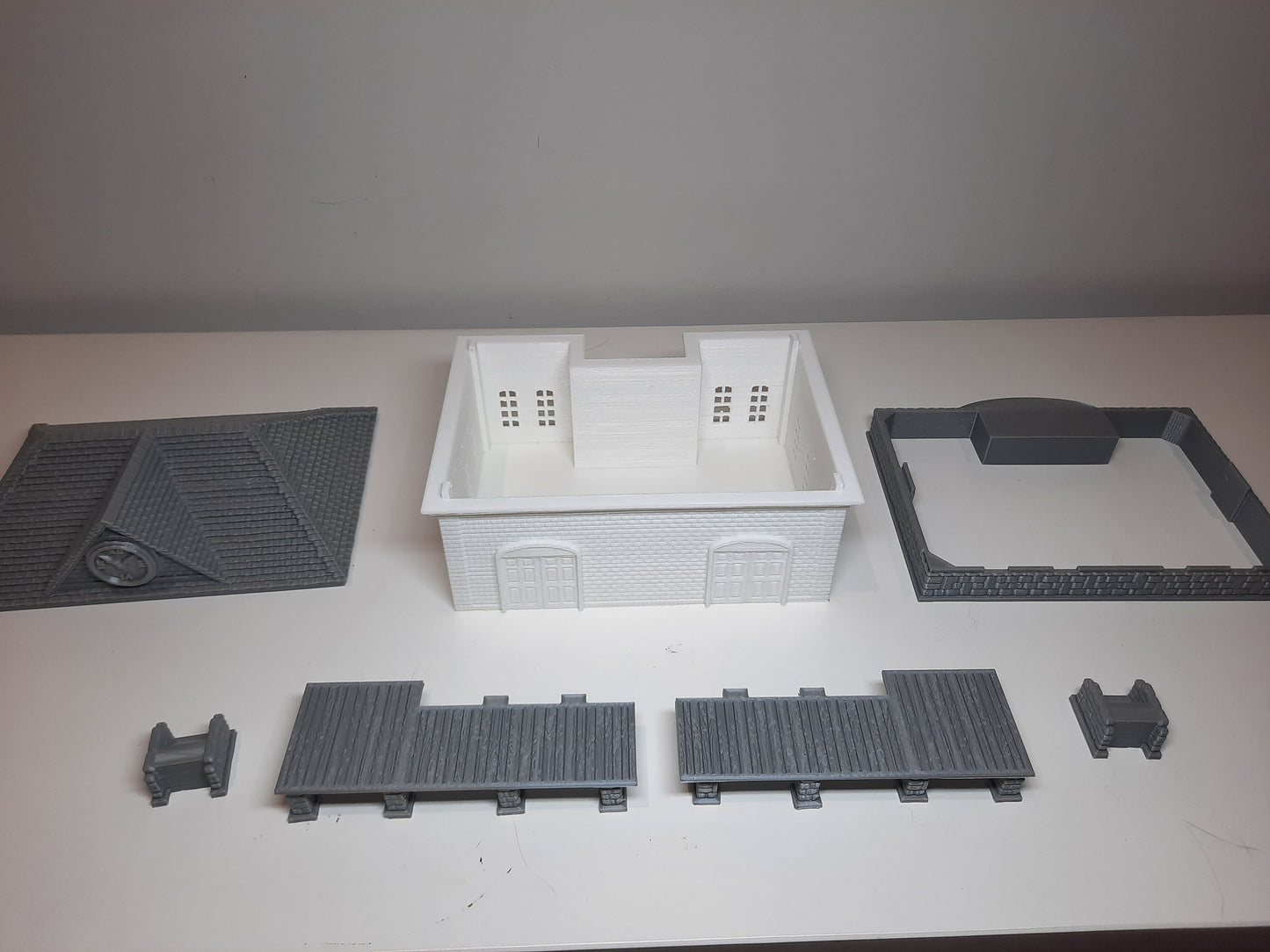 Wargaming Terrain Passenger Train Station Various Scales Historical Wargaming