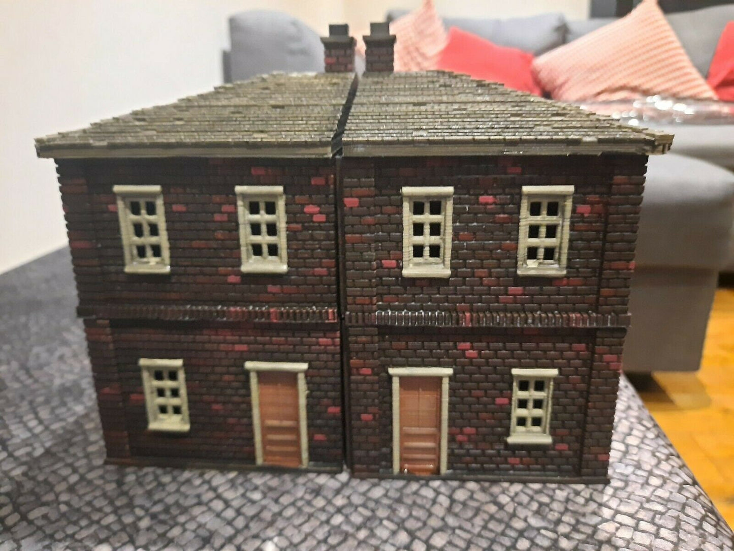 Wargaming Terrain Interlocking Terrace House (1 section) Various Scales Historical Wargaming
