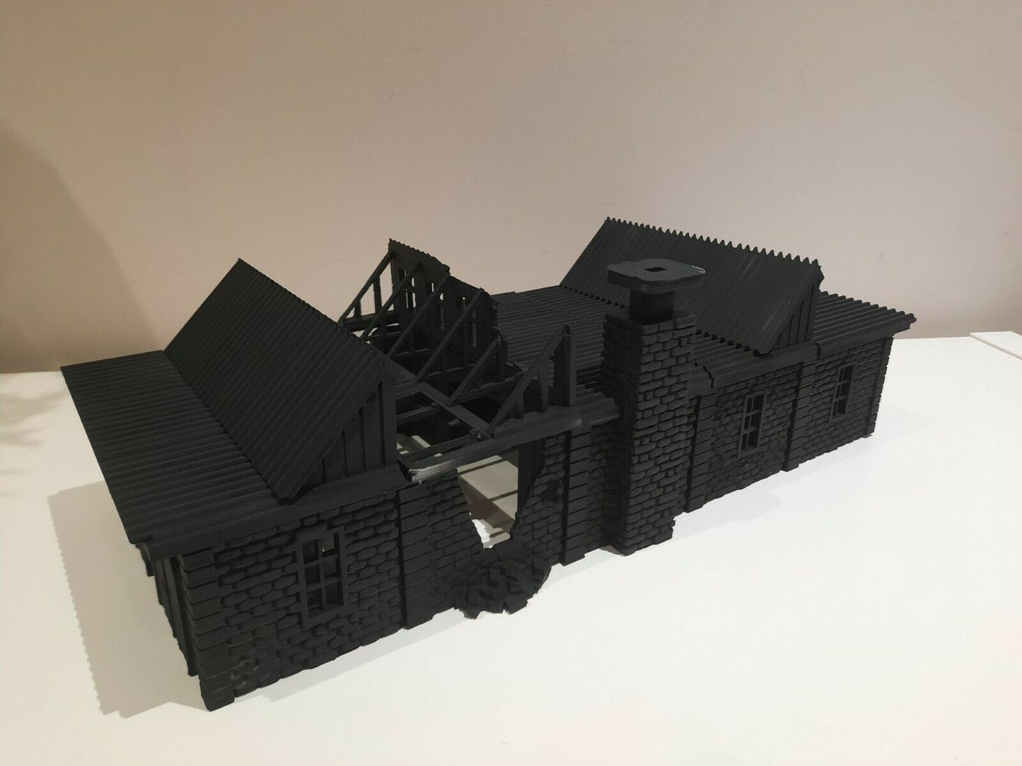 Wargaming Terrain Urban Interlocking Factory Various Scales Historical Wargaming