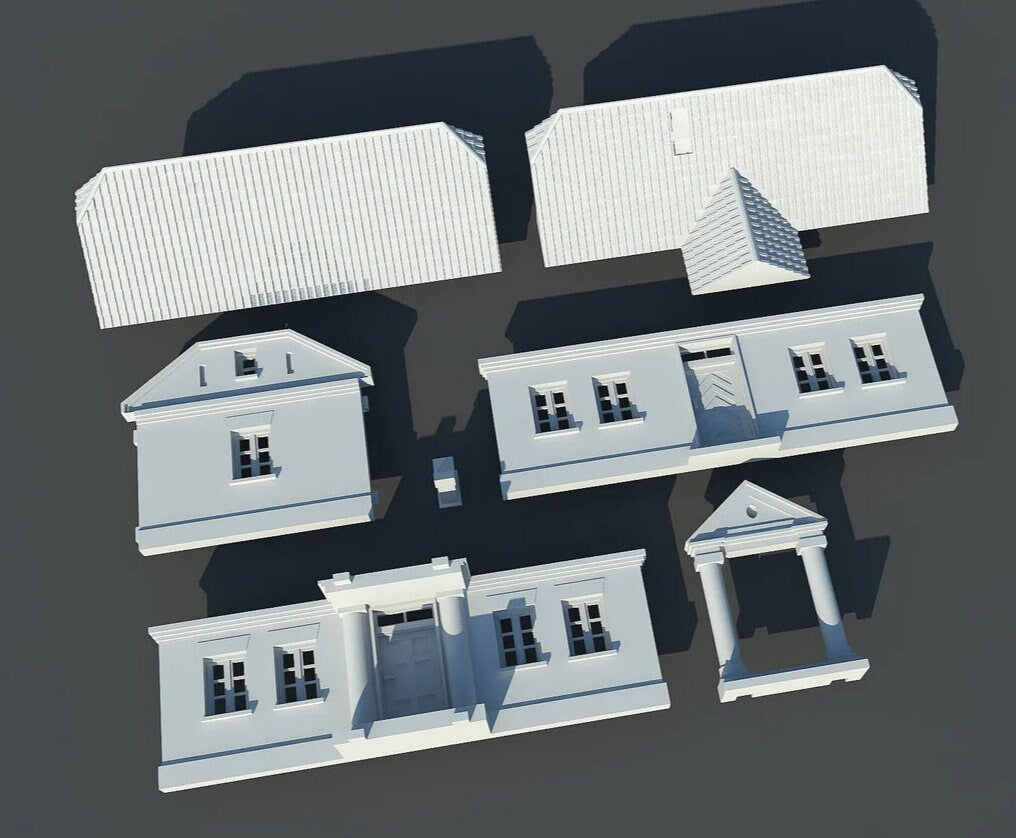 Wargaming Terrain Napoleonic Central European Noble Estate Various Scales Historical Wargaming (US tariffs are pre-paid by us)