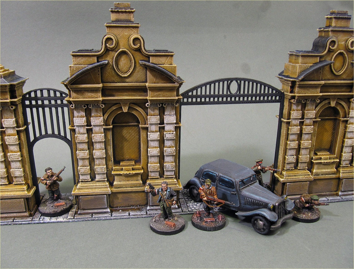 Wargaming Terrain Napoleonic Baroque Gate Various Scales Historical Wargaming