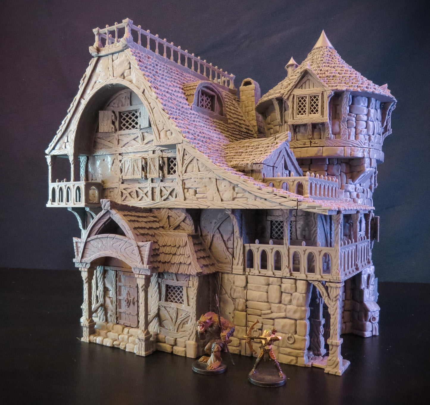 Wargaming Terrain Massive Inn Various Scales Historical Fantasy Dnd