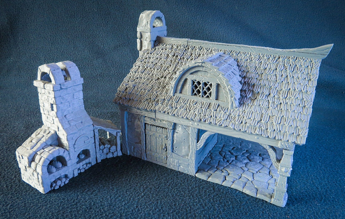 Wargaming Terrain Bakery Building Various Scales Historical Wargaming