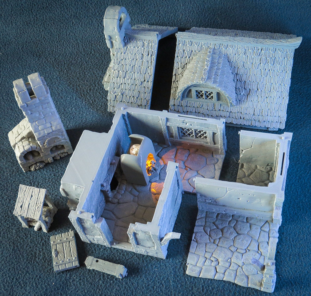 Wargaming Terrain Bakery Building Various Scales Historical Wargaming