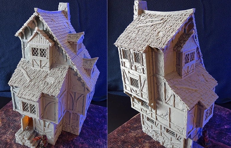 Wargaming Terrain Large House Various Scales Historical Fantasy Wargaming