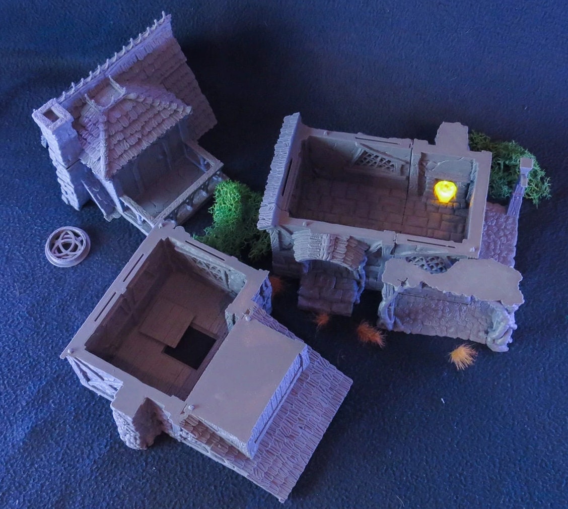 Wargaming Terrain Large House Various Scales Historical Fantasy Wargaming