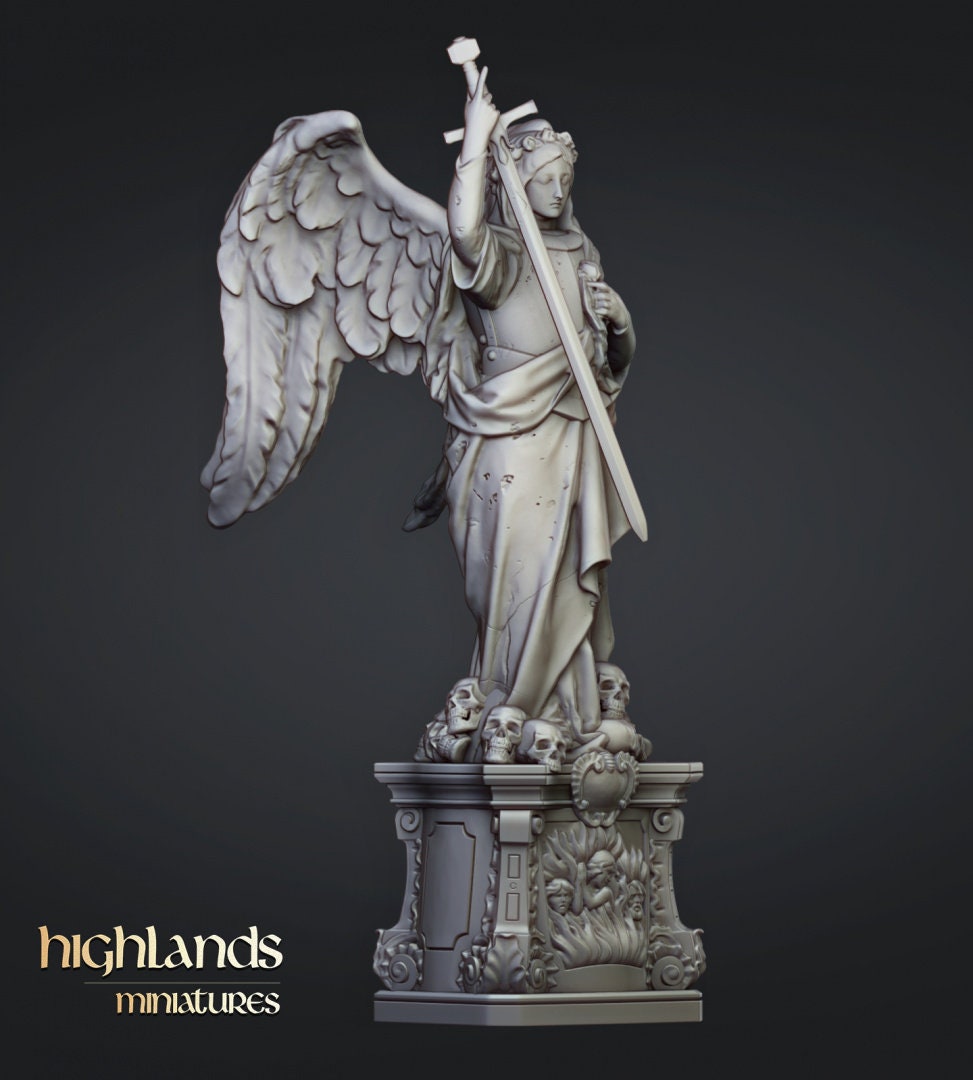Wargaming Terrain Saint Helena Statue (18cm high in 1/56 Scale) Various Scales Historical Fantasy (US tariffs are pre-paid by us)