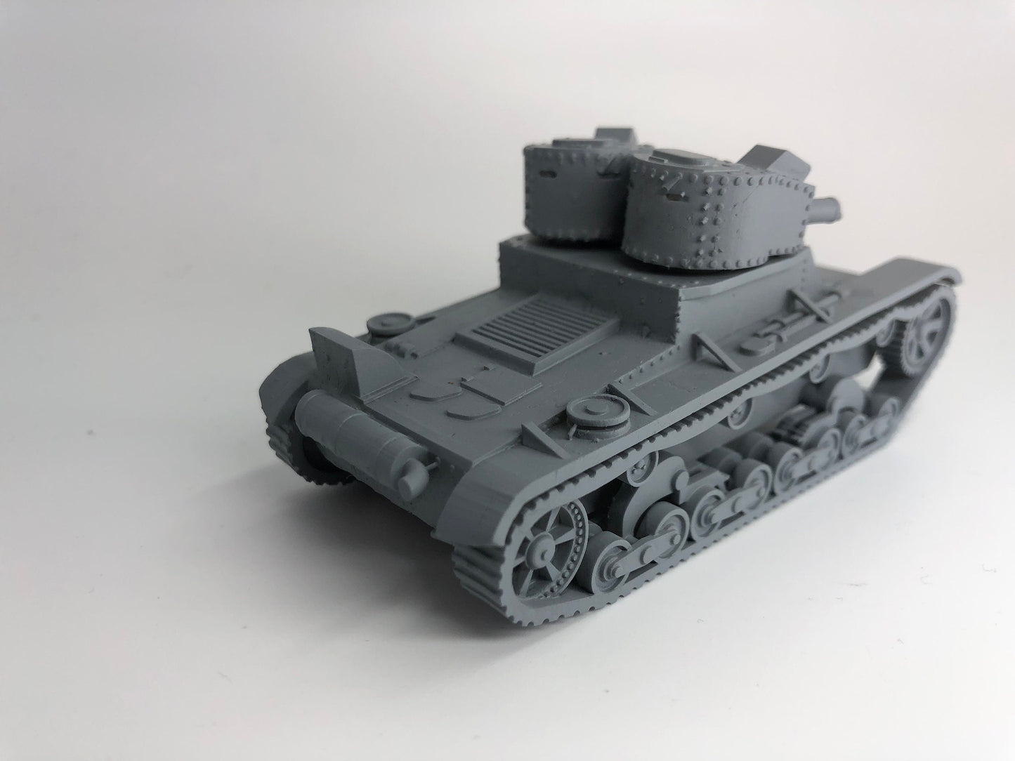 WWII British Vickers Mk E Twin Turrets Tank Various Scales Historical Wargaming