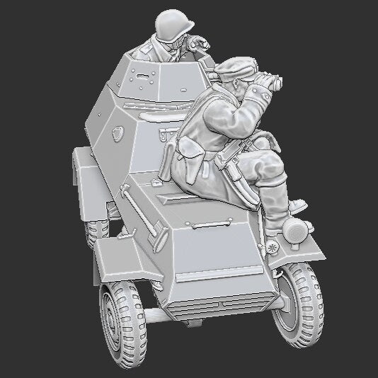 WWII Polish People's Army B64 with Crew Various Scales Historical Wargaming (US tariffs are pre-paid by us)