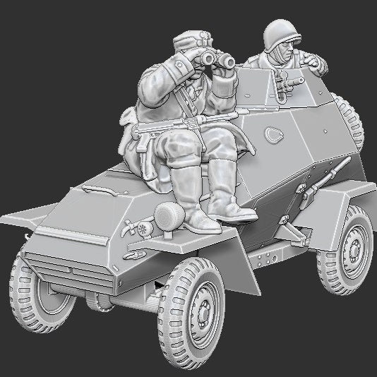 WWII Polish People's Army B64 with Crew Various Scales Historical Wargaming