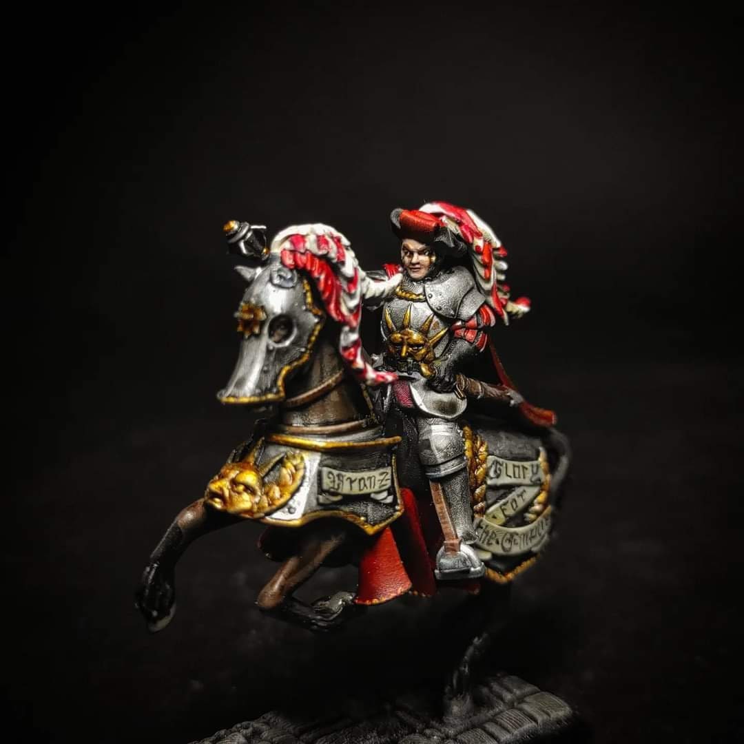 28mm Highland Miniatures Baroness of Lunnenburg Fantasy suitable for WFB