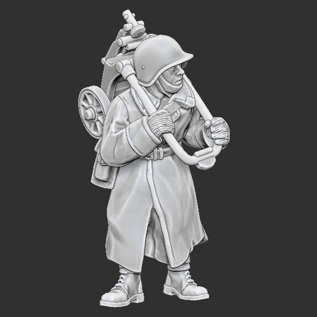 WWII Soviet Maxim MMG Squad (5 models) Various Scales Historical Wargaming