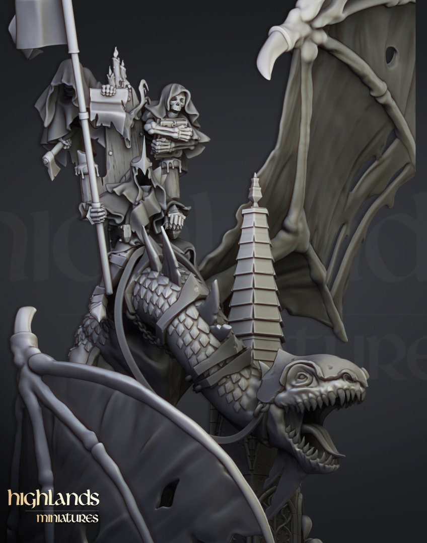 Fantasy Wargaming Highland Miniatures Ezekiel Lord Necromancer Various Scales