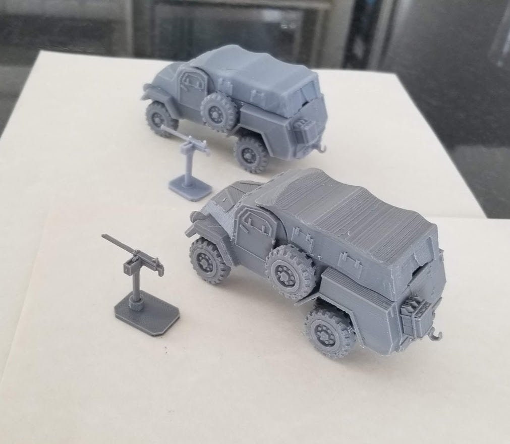 WWII British Canadian C15 TA Armoured Car Various Scales Historical Wargaming (1 model) (US tariffs are pre-paid by us)