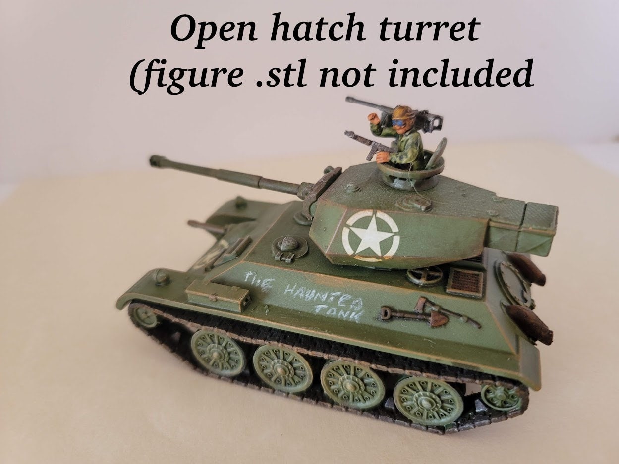 WWII US The Haunted Tank Various Scales Historical Wargaming (US tariffs are pre-paid by us)