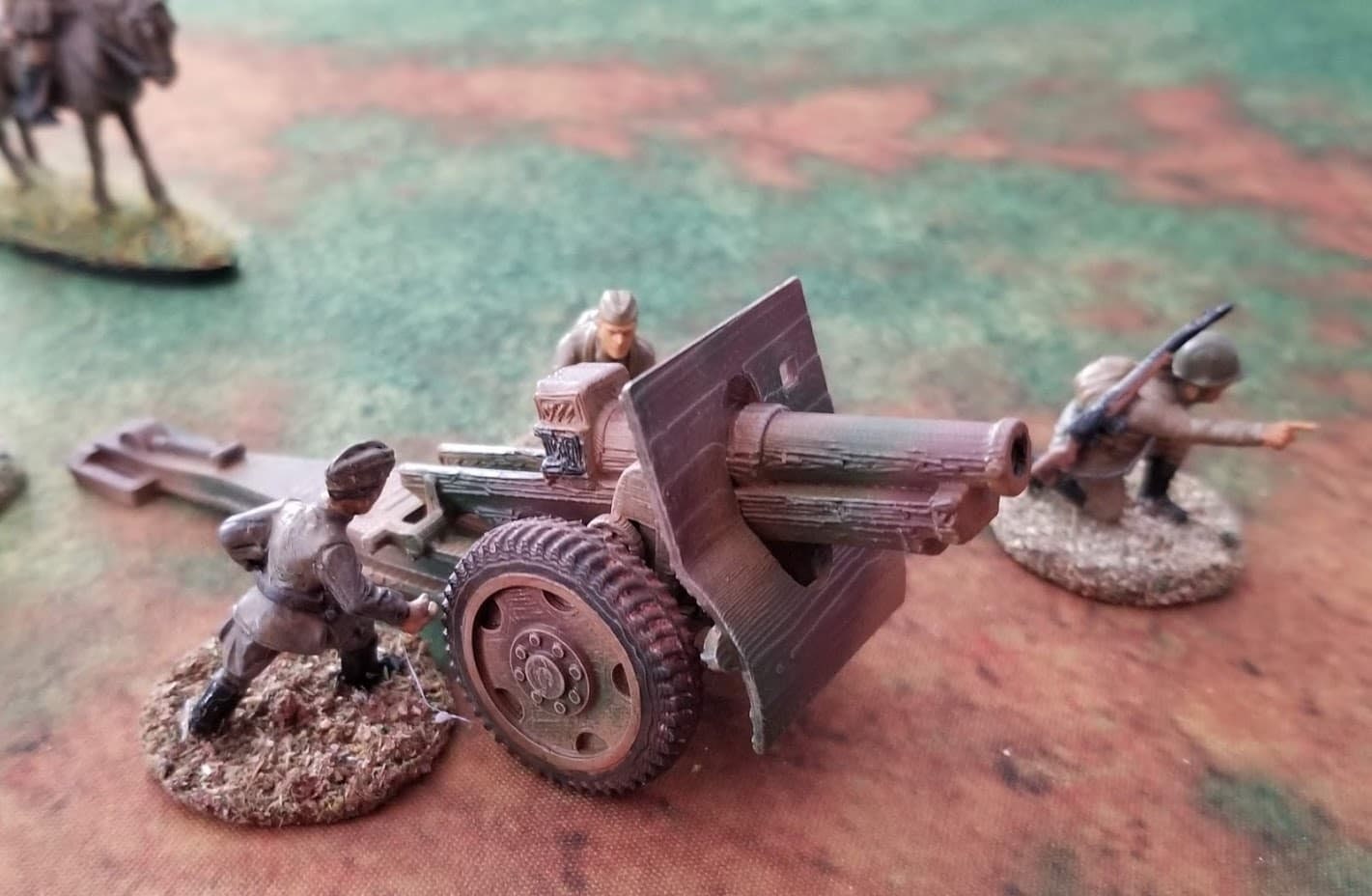 WWII French Schneider 1917 Field Gun Various Scales Historical Wargaming (without crew) (US tariffs are pre-paid by us)