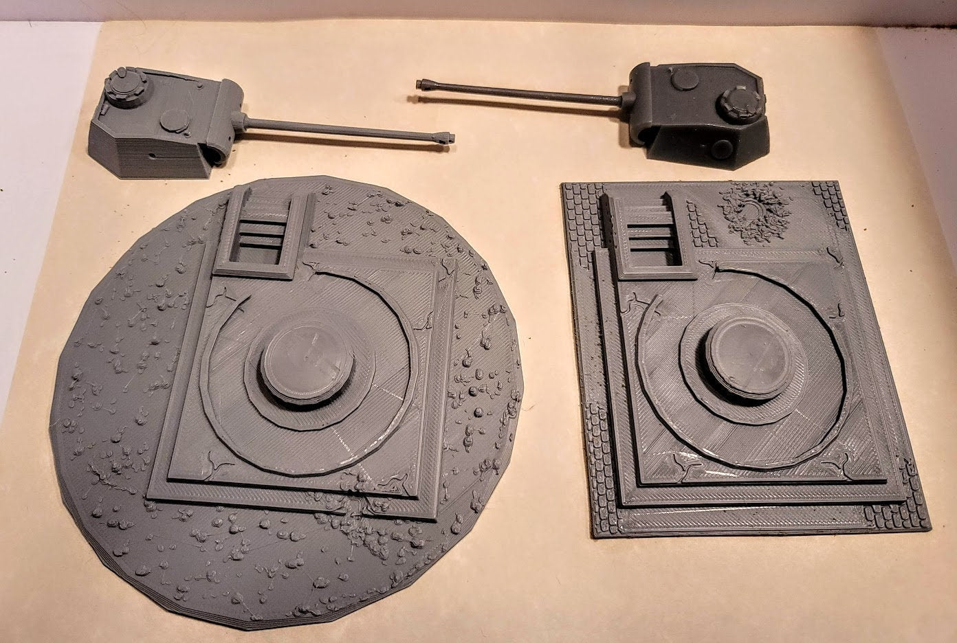 Wargaming Terrain WWII German Pantherturm Various Scales Historical Wargaming