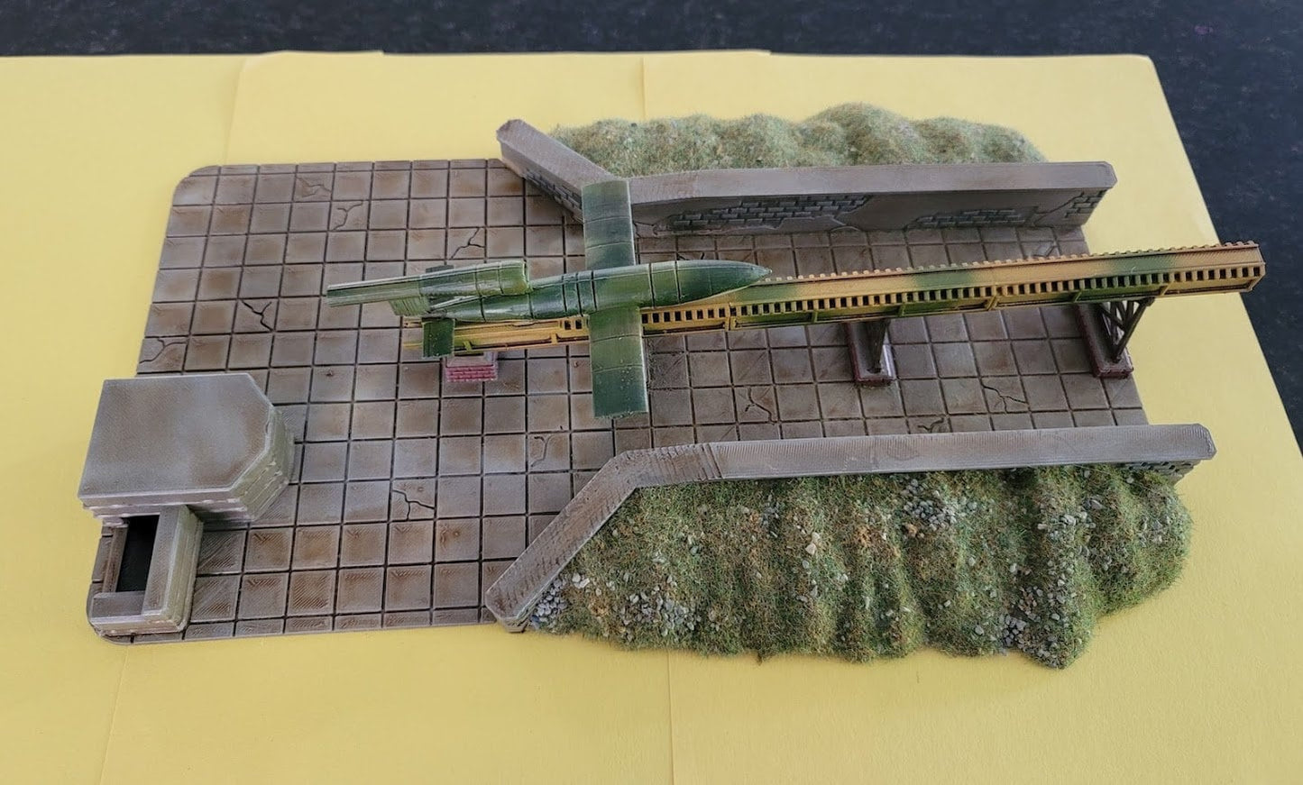 Wargaming Terrain V1 Rocket Launch Site Various Scales Historical Wargaming