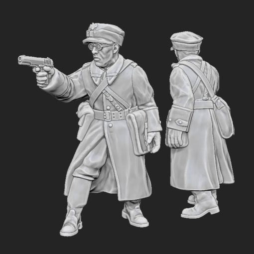 WWII Polish People's Army Officer Various Scales Historical Wargaming