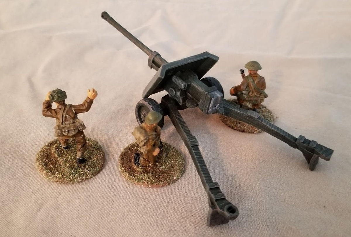 Bolt action Chain of command 28mm 1/56 Scale Commonwealth 17 Pounder ATG