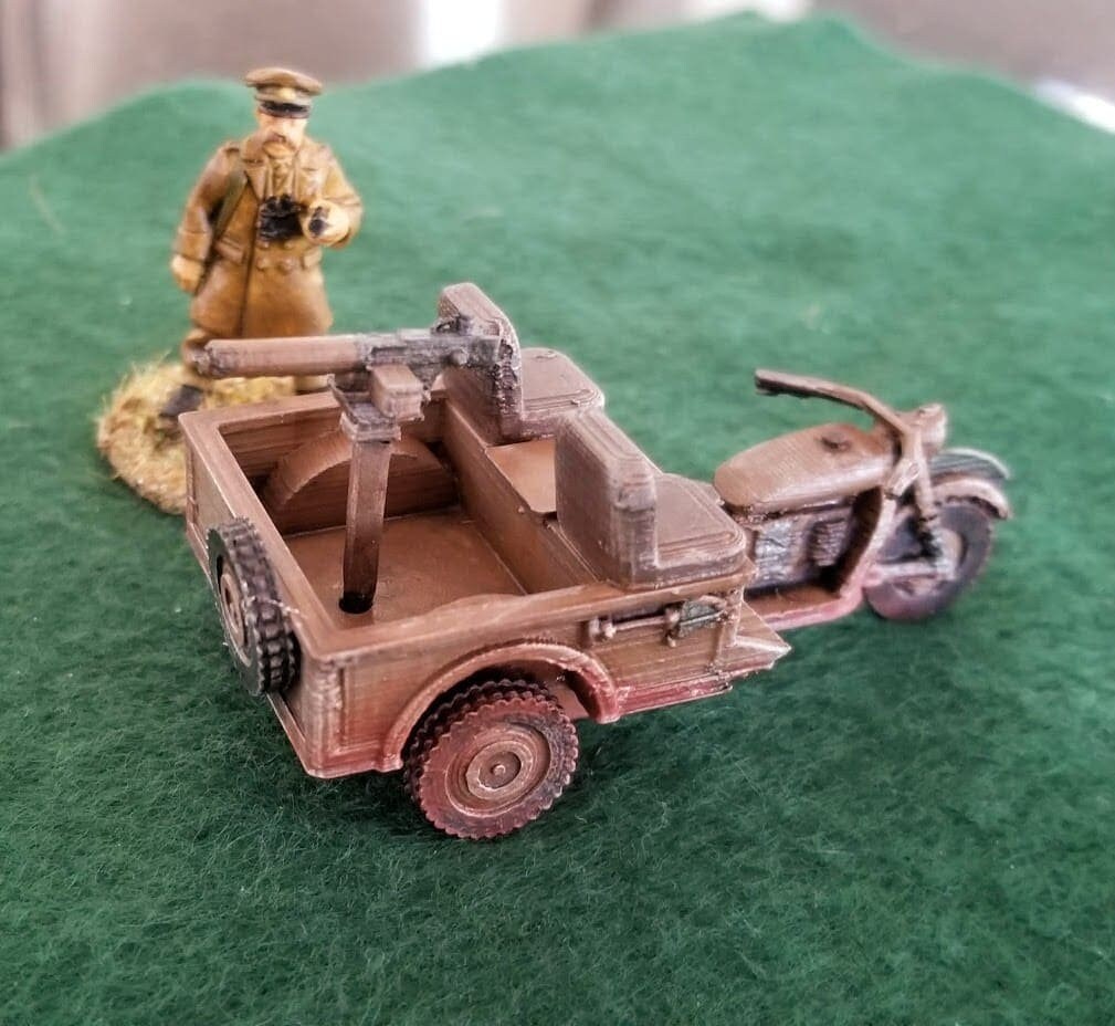 WWII Belgian FN Tricar Various Scales Historical Wargaming