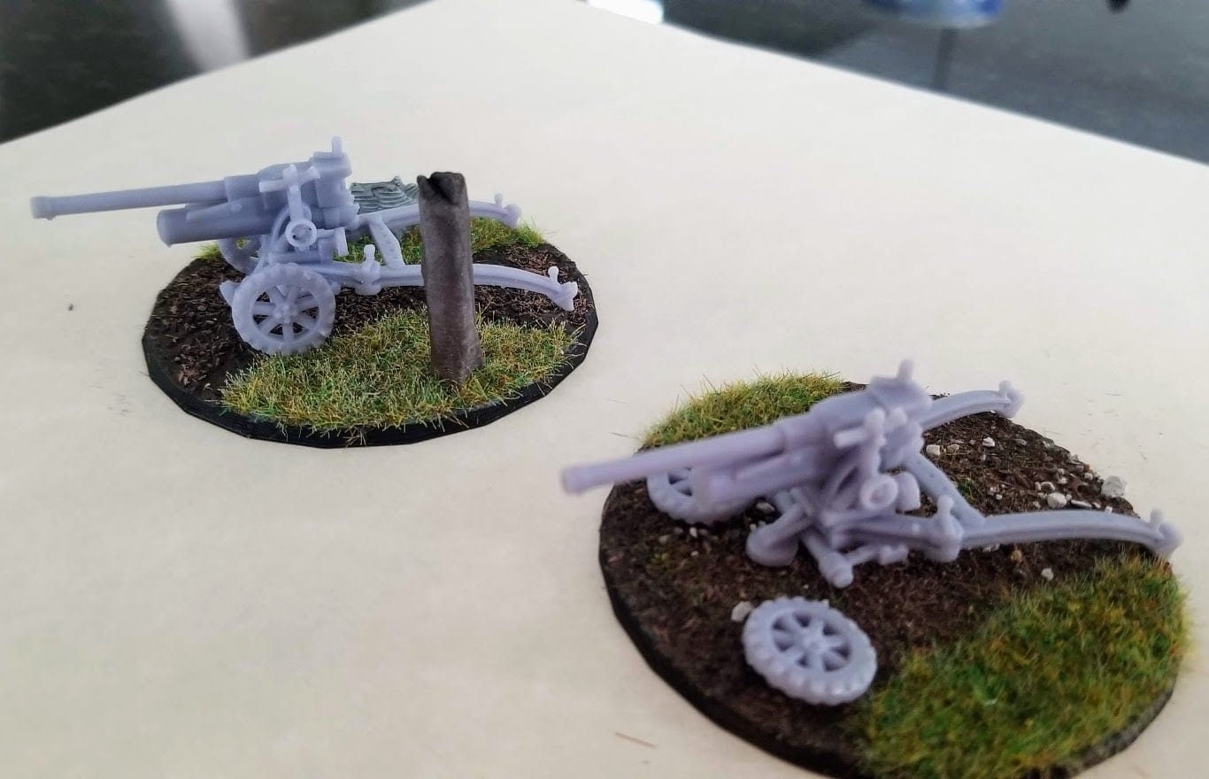 WWII Italian Elefantino Gun Various Scales Historical Wargaming (1 model) (US tariffs are pre-paid by us)