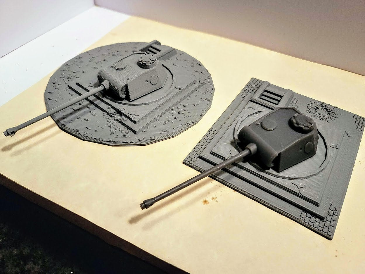 Wargaming Terrain WWII German Pantherturm Various Scales Historical Wargaming