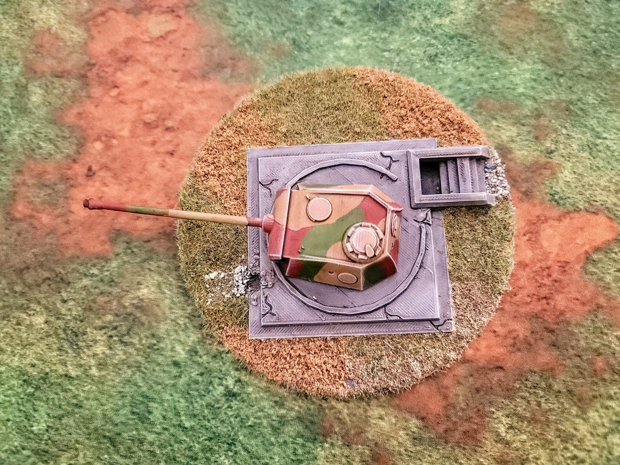 Wargaming Terrain WWII German Pantherturm Various Scales Historical Wargaming