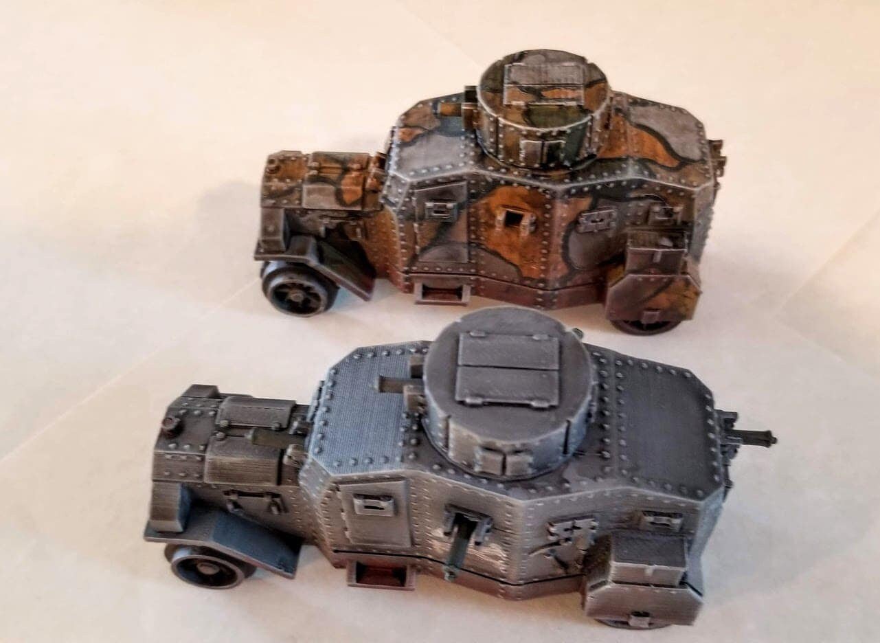 WWII German Ehrhardt E-V/4 Armoured Car Various Scales Historical Wargaming (US tariffs are pre-paid by us)