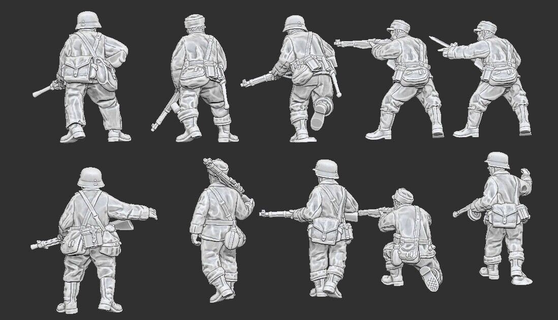WWII Summer Finnish Soldiers 1st Wave Bundle Various Scales Historical Wargaming
