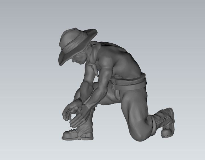 WWII Australian 3 Inch Mortar And Crew (4 models) Various Scales Historical Wargaming