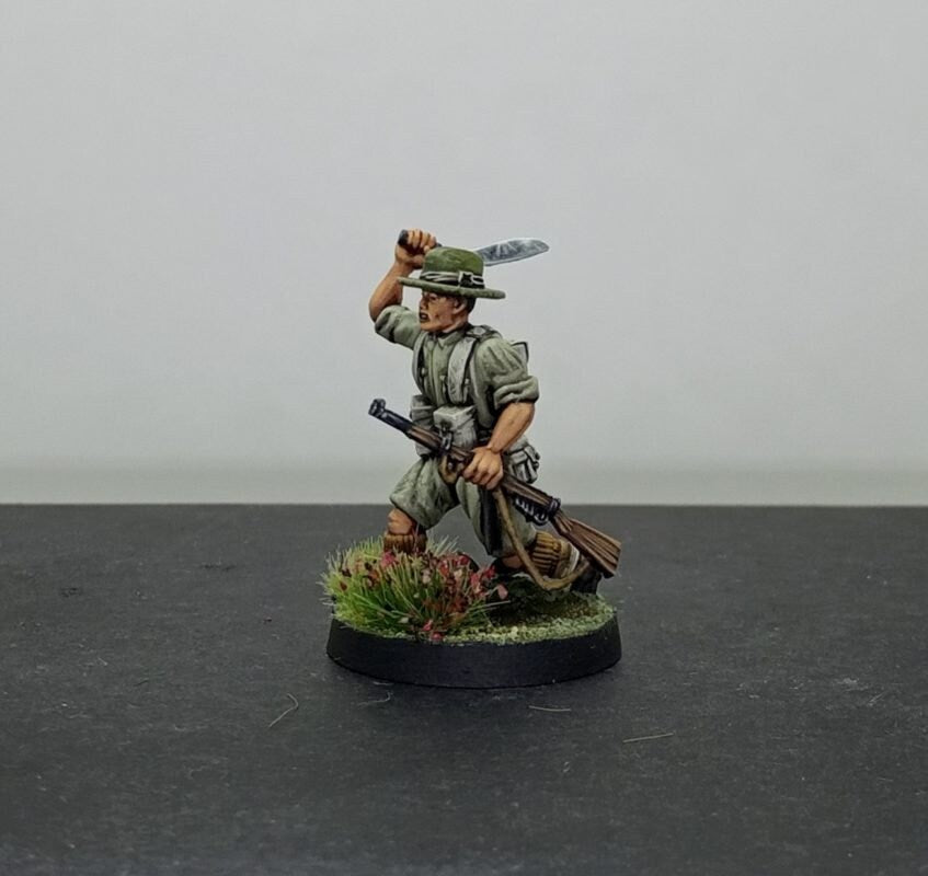 WWII Gurkha Combat Squad (8 models) Various Scales Historical Wargaming