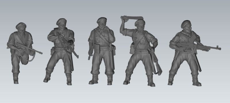 WWII Australian Independent Company Squad (9 models) Various Scales Historical Wargaming
