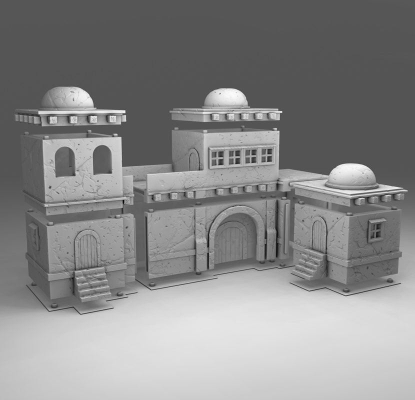 Wargaming Terrain Arab Building Complex Various Scales Historical Wargaming