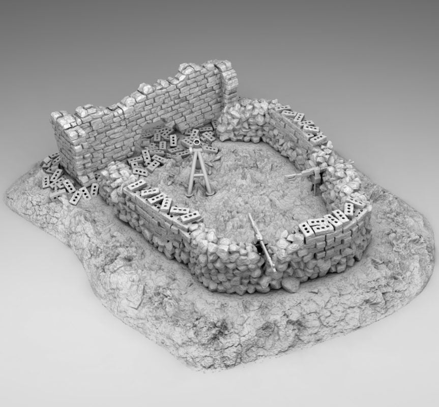 Wargaming Terrain Improvised Shelter Various Scales Historical Wargaming